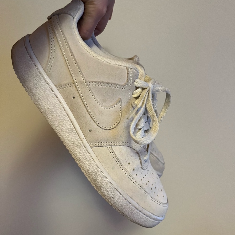 Nike Court Vision Low Next Nature women 8 | cream sued leather